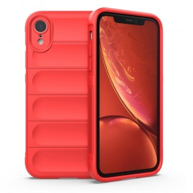 [Užsakomoji prekė] Dėklas iPhone XR - Techsuit Magic Shield - Raudonas