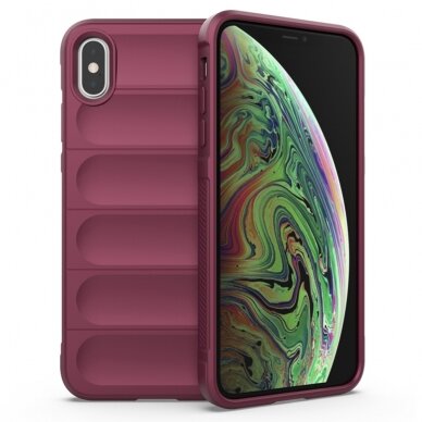 [Užsakomoji prekė] Dėklas iPhone XS Max - Techsuit Magic Shield - Bordo