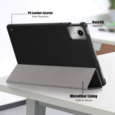 [Užsakomoji prekė] Dėklas Lenovo Tab M11 - Techsuit FoldPro - Juodas 3