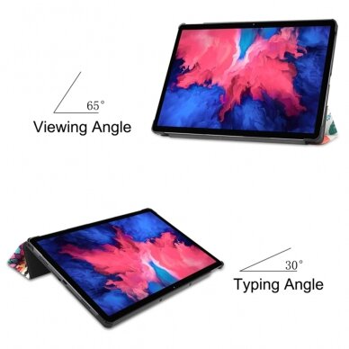 Akcija! Dėklas Lenovo Tab P11 (TB-J606L / TB-J606F) / Tab P11 Plus (TB-J616F / TB-J616X) - Techsuit FoldPro - Butterfly  5