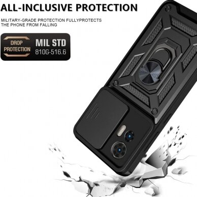 [Užsakomoji prekė] Dėklas skirtas Motorola Edge 30 Neo - Techsuit CamShield Series - Juodas  1