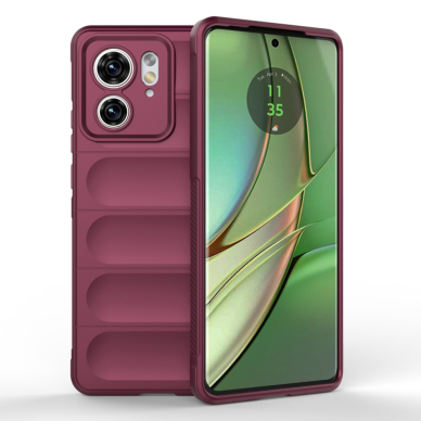 [Užsakomoji prekė] Dėklas Motorola Edge 40 / Edge (2023) - Techsuit Magic Shield - Bordo