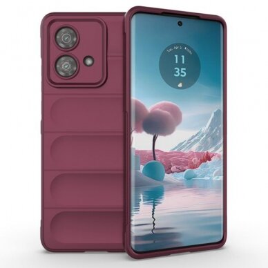 [Užsakomoji prekė] Dėklas Motorola Edge 40 Neo - Techsuit Magic Shield - Bordo