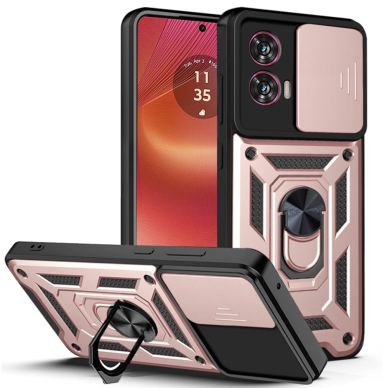 [Užsakomoji prekė] Dėklas Motorola Edge 50 Fusion - Techsuit CamShield Series - rožinis