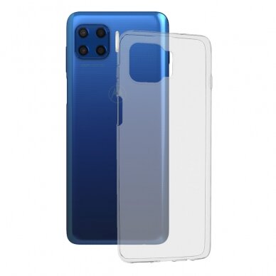 [Užsakomoji prekė] Dėklas skirtas Motorola Moto G 5G Plus - Techsuit permatomas Silicone - permatomas