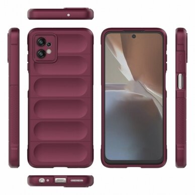 [Užsakomoji prekė] Dėklas Motorola Moto G32 - Techsuit Magic Shield - Bordo 1