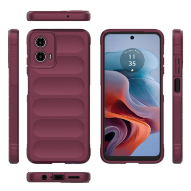 [Užsakomoji prekė] Dėklas Motorola Moto G34 - Techsuit Magic Shield - Bordo 1