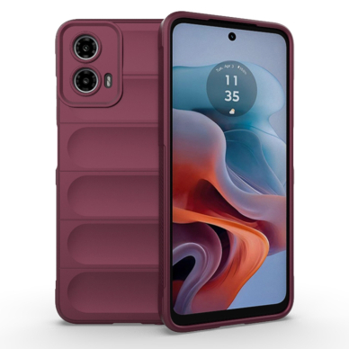 [Užsakomoji prekė] Dėklas Motorola Moto G34 - Techsuit Magic Shield - Bordo