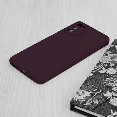 [Užsakomoji prekė] Dėklas skirtas Motorola Moto G42 - Techsuit Soft Edge Silicone - Plum Violetinė  2