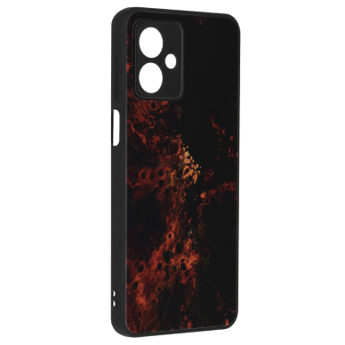 [Užsakomoji prekė] Dėklas Motorola Moto G54 - Techsuit Glaze Series - Raudonas Nebula 4