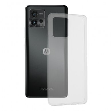 [Užsakomoji prekė] Dėklas skirtas Motorola Moto G72 - Techsuit permatomas Silicone - permatomas TMT774