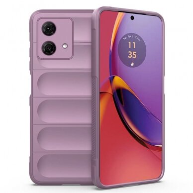 [Užsakomoji prekė] Dėklas Motorola Moto G84 - Techsuit Magic Shield - Purpurinis