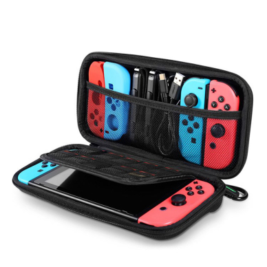 [Užsakomoji prekė] Dėklas Nintendo Switch si Accesorii - UŽalias Portable Case (50974) - Juodas 3