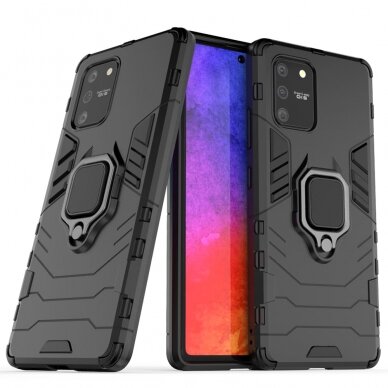 [Užsakomoji prekė] Dėklas Nothing Phone (2) - Techsuit Silicone Shield - Juodas