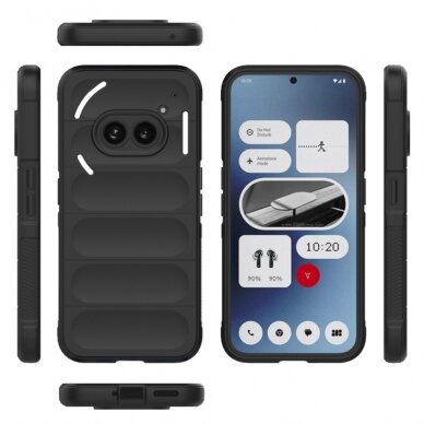 [Užsakomoji prekė] Dėklas Nothing Phone (2a) - Techsuit Magic Shield - Juodas 1