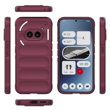 [Užsakomoji prekė] Dėklas Nothing Phone (2a) - Techsuit Magic Shield - Bordo 1