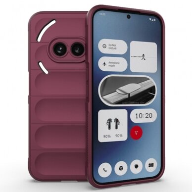 [Užsakomoji prekė] Dėklas Nothing Phone (2a) - Techsuit Magic Shield - Bordo