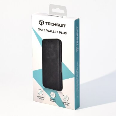 [Užsakomoji prekė] Dėklas Nothing Phone (2a) - Techsuit Safe Wallet Plus - Žalias 3