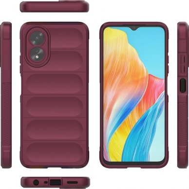 [Užsakomoji prekė] Dėklas Oppo A38 / A18 - Techsuit Magic Shield - Bordo 1