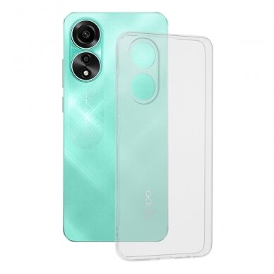 [Užsakomoji prekė] Dėklas Oppo A78 4G - Techsuit Skaidrus Silicone - Transparent