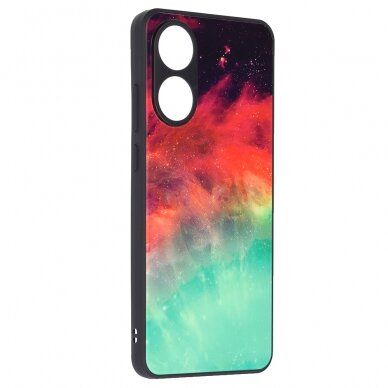 [Užsakomoji prekė] Dėklas Oppo A78 4G - Techsuit Glaze Series - Fiery Ocean 4