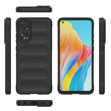 [Užsakomoji prekė] Dėklas Oppo A78 4G - Techsuit Magic Shield - Juodas 1