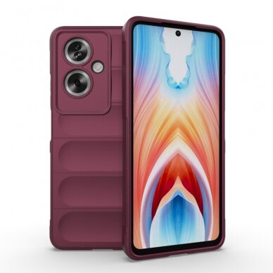 [Užsakomoji prekė] Dėklas Oppo A79 5G / OnePlus Nord N30 SE - Techsuit Magic Shield - Bordo