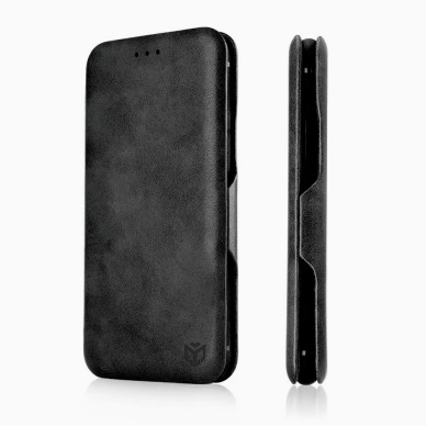 [Užsakomoji prekė] Dėklas Oppo A98 5G Techsuit Safe Wallet Plus, Juodas