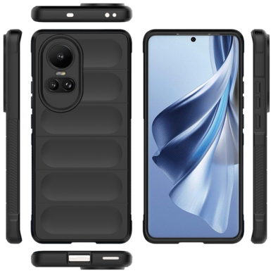 [Užsakomoji prekė] Dėklas Oppo Reno10 / Reno10 Pro - Techsuit Magic Shield - Juodas 1