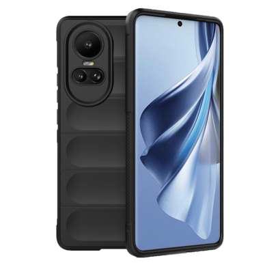 [Užsakomoji prekė] Dėklas Oppo Reno10 / Reno10 Pro - Techsuit Magic Shield - Juodas