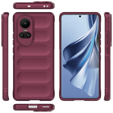 [Užsakomoji prekė] Dėklas Oppo Reno10 / Reno10 Pro - Techsuit Magic Shield - Bordo 1