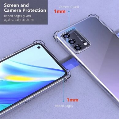 [Užsakomoji prekė] Dėklas Oppo Reno10 / Reno10 Pro - Techsuit Shockproof silikoninis - Permatomas 2