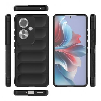 [Užsakomoji prekė] Dėklas Oppo Reno11 F - Techsuit Magic Shield - Juodas 1