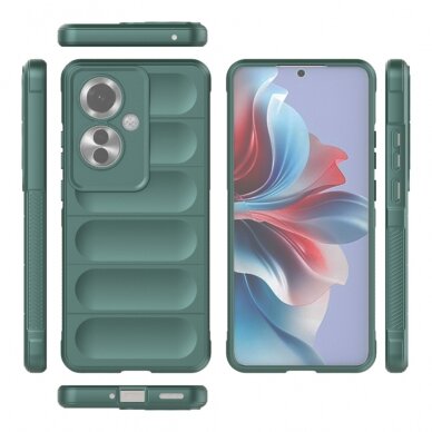 [Užsakomoji prekė] Dėklas Oppo Reno11 F - Techsuit Magic Shield - Žalias 1