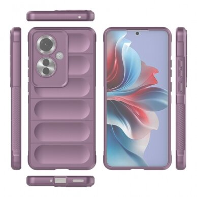 [Užsakomoji prekė] Dėklas Oppo Reno11 F - Techsuit Magic Shield - Purpurinis 1