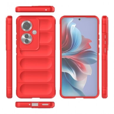 [Užsakomoji prekė] Dėklas Oppo Reno11 F - Techsuit Magic Shield - Raudonas 1