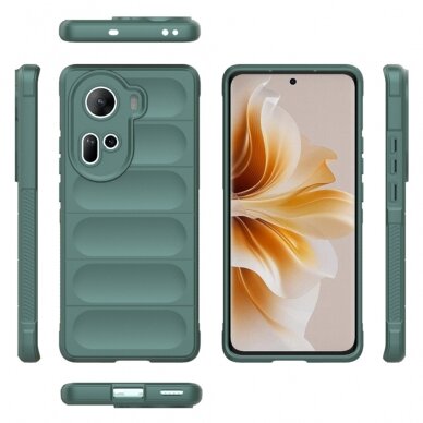 [Užsakomoji prekė] Dėklas Oppo Reno11 - Techsuit Magic Shield - Žalias 1