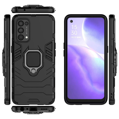 [Užsakomoji prekė] Dėklas skirtas Oppo Reno5 Pro 5G - Techsuit Silicone Shield - Juodas FOZ031 10