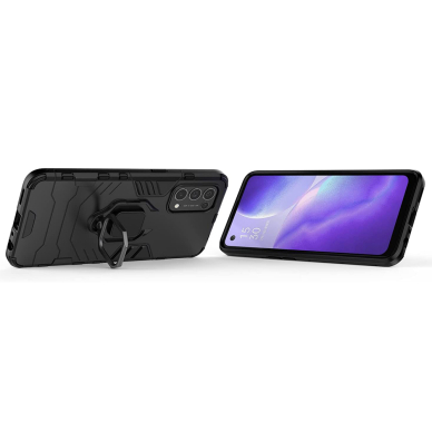 [Užsakomoji prekė] Dėklas skirtas Oppo Reno5 Pro 5G - Techsuit Silicone Shield - Juodas FOZ031 7