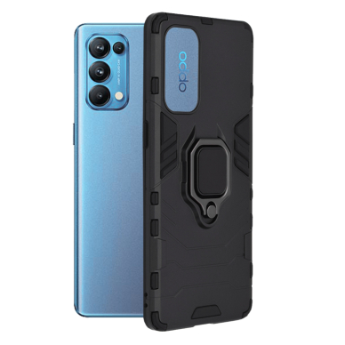 [Užsakomoji prekė] Dėklas skirtas Oppo Reno5 Pro 5G - Techsuit Silicone Shield - Juodas FOZ031