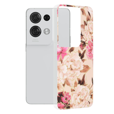 [Užsakomoji prekė] Dėklas skirtas Oppo Reno8 Pro - Techsuit Marble Series - Mary Berry Nude FOZ031