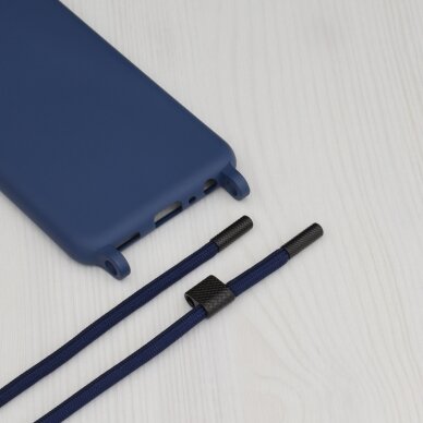 [Užsakomoji prekė] Telefono dėklas Oppo Reno8 T - Techsuit Crossbody Lanyard - Mėlynas FOZ031 4