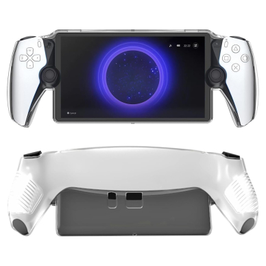 [Užsakomoji prekė] Dėklas PlayStation Portal Remote Player - Techsuit Bright Silicone Case - Permatomas