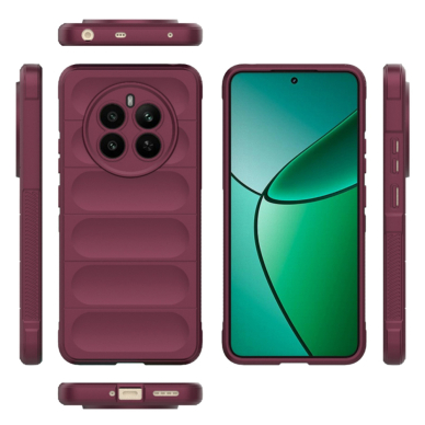 [Užsakomoji prekė] Dėklas Realme 12+ - Techsuit Magic Shield - Bordo 1