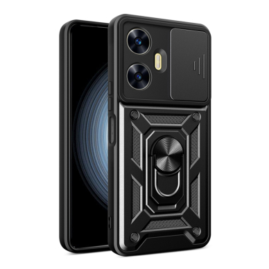 [Užsakomoji prekė] Telefono dėklas Realme C55 - Techsuit CamShield Series - Juodas RLM233