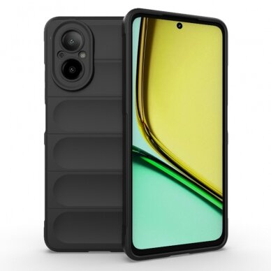 [Užsakomoji prekė] Dėklas Realme C67 4G - Techsuit Magic Shield - Juodas