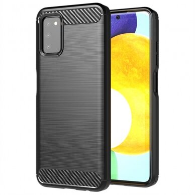 [Užsakomoji prekė] Dėklas Samsung Galaxy A16 4G / A16 5G - Techsuit CarbonFiber - Juodas