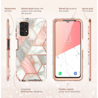 [Užsakomoji prekė] Dėklas skirtas Samsung Galaxy A13 4G / A13 5G / A04s - I-Blason Cosmo - Marble 2