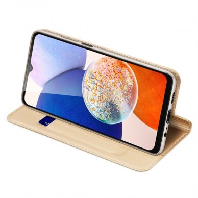 [Užsakomoji prekė] Telefono dėklas Samsung Galaxy A14 4G / A14 5G - Dux Ducis Skin Pro - Juodas  4