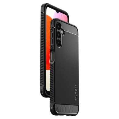 [Užsakomoji prekė] Dėklas skirtas Samsung Galaxy A14 4G - Spigen Rugged Armor - Juodas HGH275 2